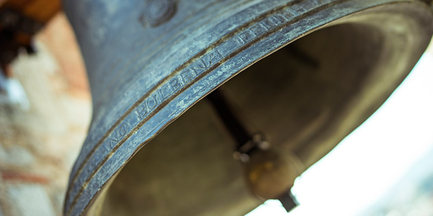 Glockengeläute Das Bild zeigt eine Glocke
